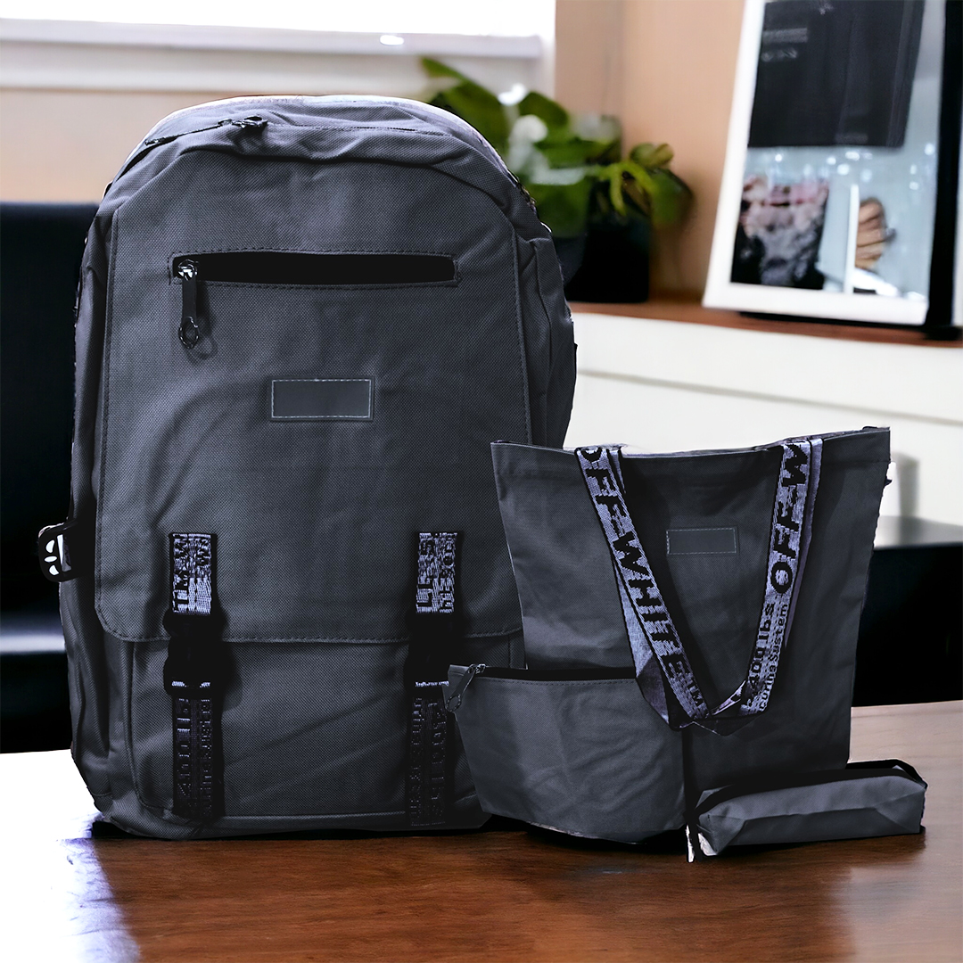 School Supplies :: School Bags :: 4 pcs set School Bag-Black